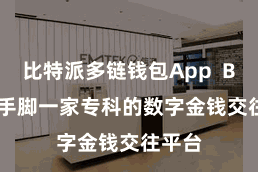 比特派多链钱包App Bitpie手脚一家专科的数字金钱交往平台
