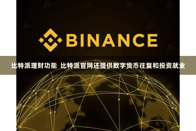 比特派理财功能 比特派官网还提供数字货币往复和投资就业